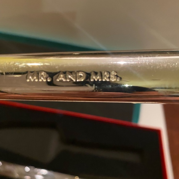 Kate Spade Darling Point "Mr. And Mrs." 2Pc Dessert Set - Picture 7 of 10